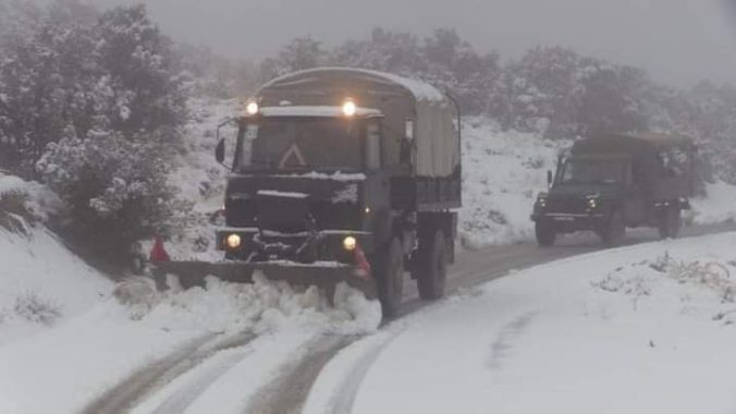 Tunisie-Béja : Deux routes coupées à Nefza en raison des fortes pluies