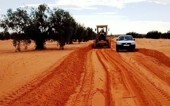 Tunisie – IMAGES : Début d’aménagement de la nouvelle décharge de la région de Sfax