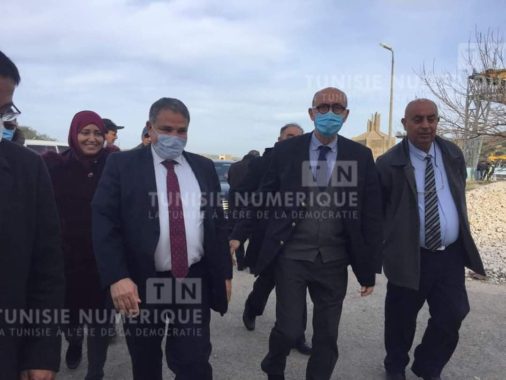 Tunisie-Béja [PHOTOS] : Le ministre de l’Agriculture en visite au barrage de Sidi Salem