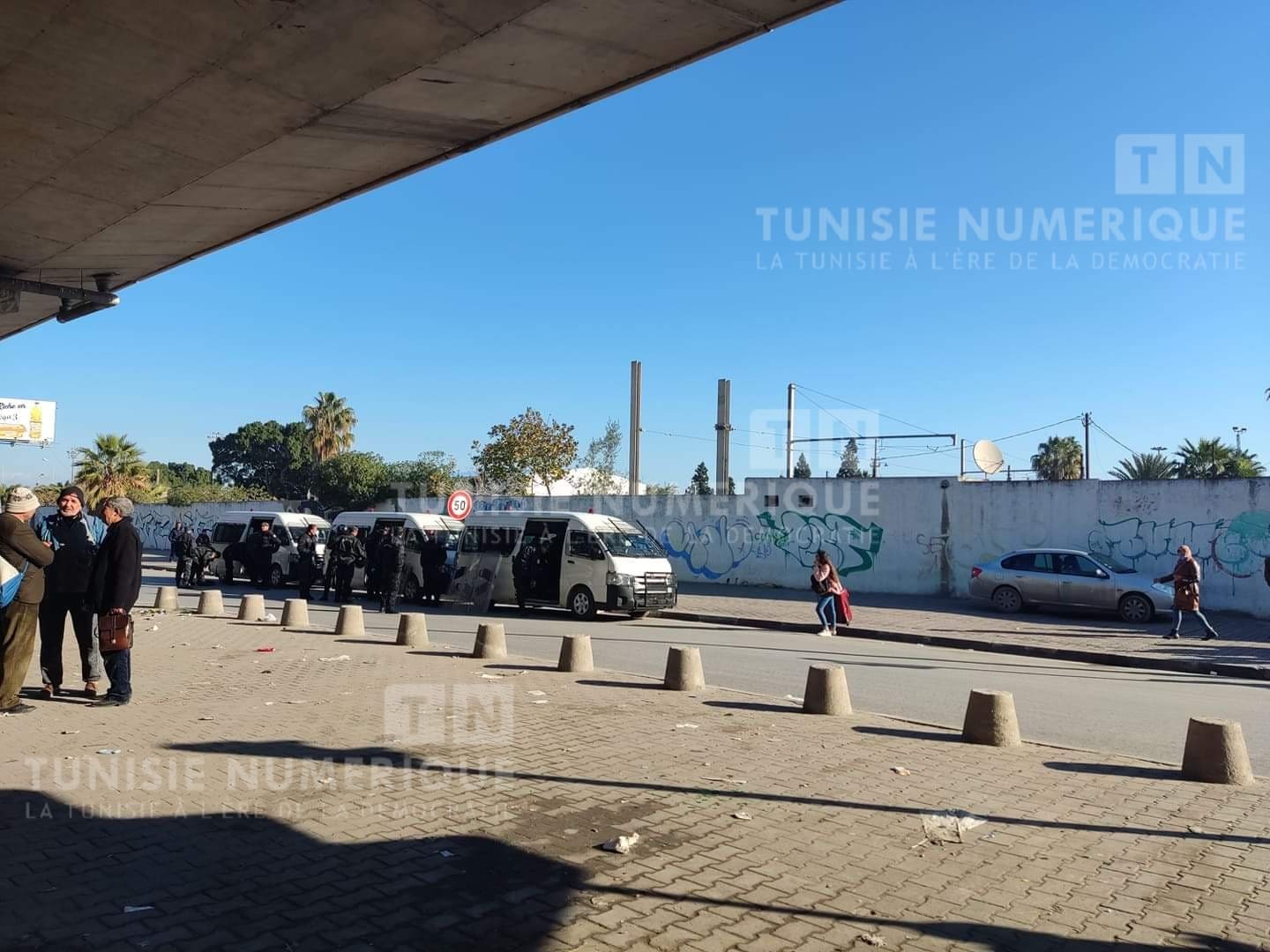Tunisie : Présence policière massive aux alentours de l’Avenue Habib Bourguiba