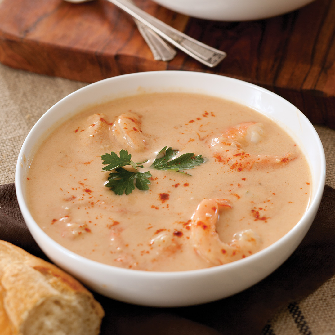 Recette : Bisque de crevettes