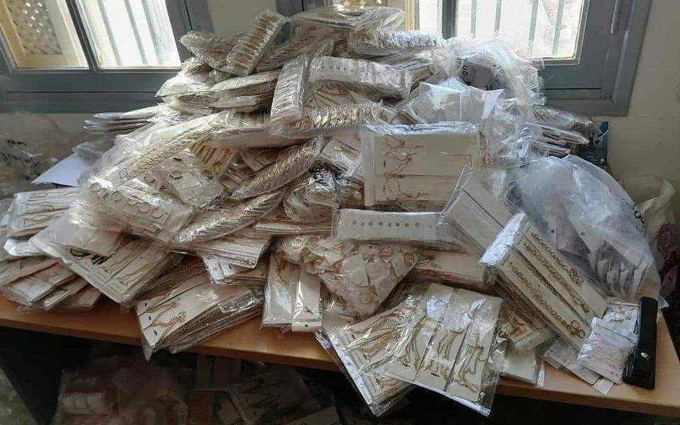Médenine: Saisie d’une grande quantité de faux-bijoux de contrebande