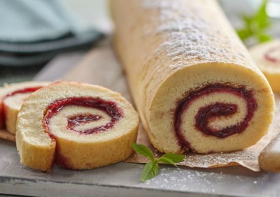 Recette : Gâteau roulé à la confiture