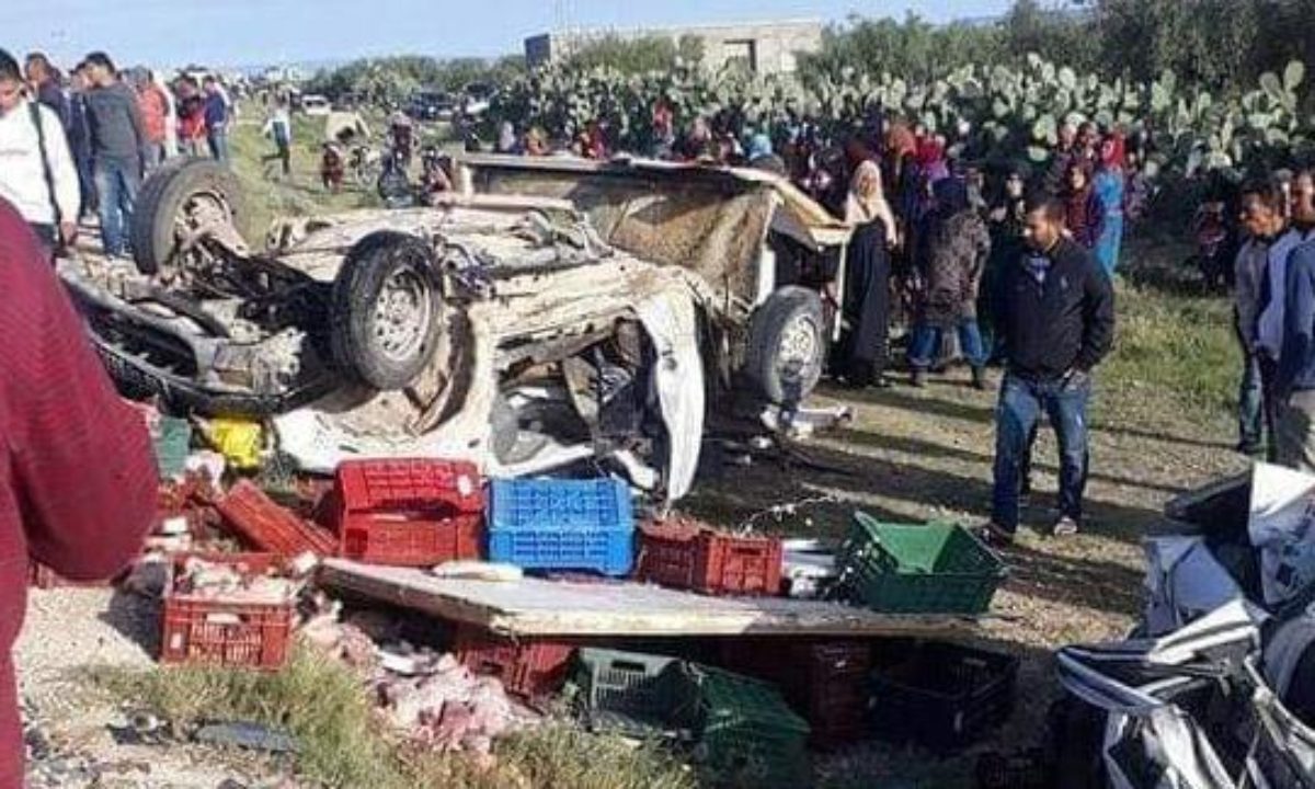 Sidi Bouzid: 5 ouvrières agricoles blessées dans un accident de la route