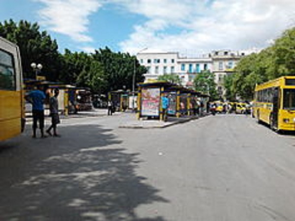 Tunisie : Transfert temporaire de la station de bus de la Place Barcelone à l’Avenue de Carthage