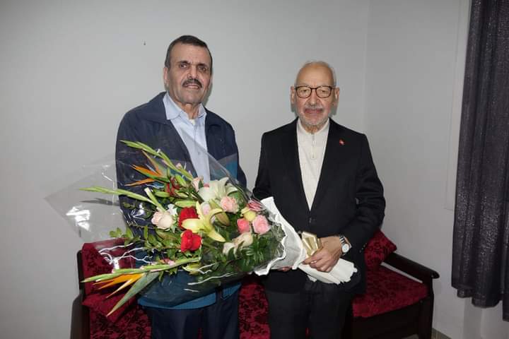 Tunisie : Rached Ghannouchi rend visite à Ali Larayedh
