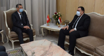 Tunisie : Taoufik Charfeddine reçoit l’Ambassadeur d’Egypte