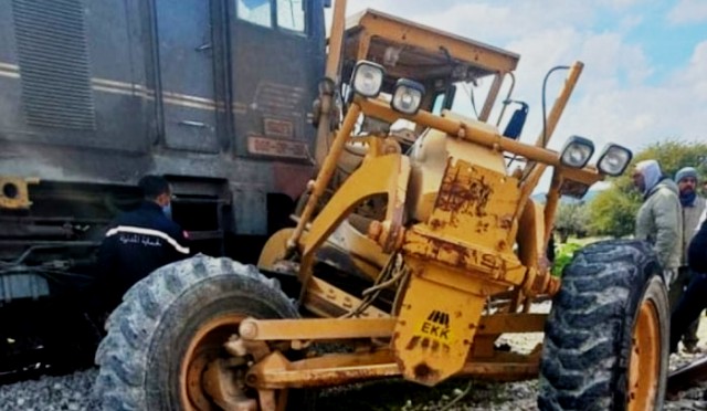 Tunisie-Nabeul : Décès d’un homme âgé dans une collision entre un train et un Bulldozer