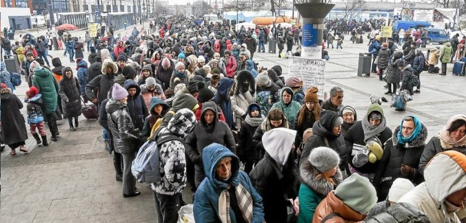 Près de trois millions de personnes ont fui l’Ukraine