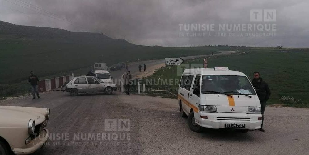 Blocage de la route reliant Béja à Teboursouk pour cette raison [Photos]