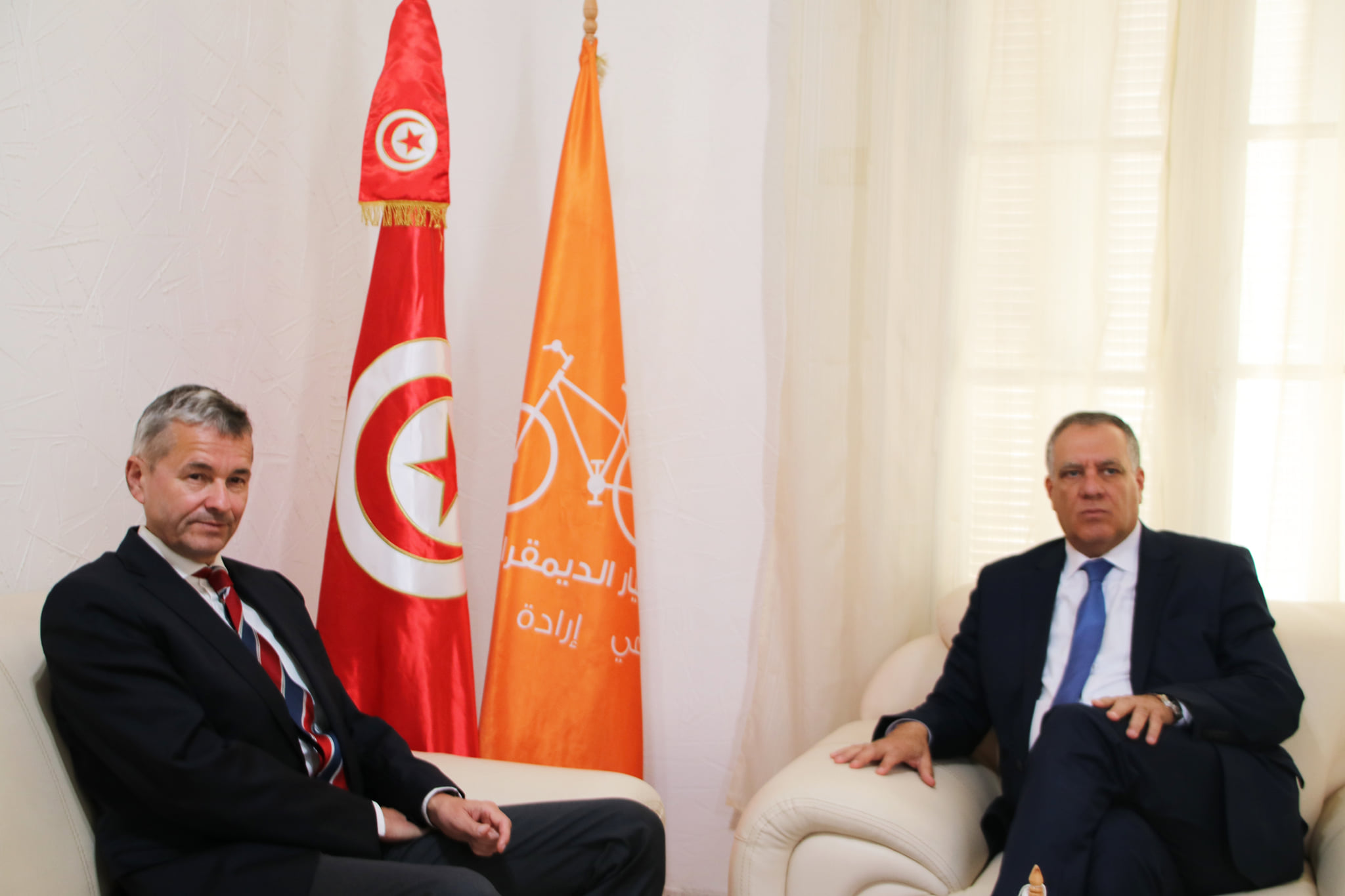 Ghazi Chaouachi reçoit le chef de mission adjoint à l’ambassade d’Allemagne en Tunisie