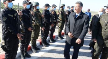 Taoufik Charfeddine inspecte le travail des sécuritaires aux frontières (Photos)