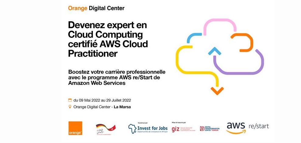 Orange Tunisie lance la 1ère cohorte AWS re/Start, une formation gratuite et certifiante dans le cloud computing, en collaboration avec Amazon Web Services