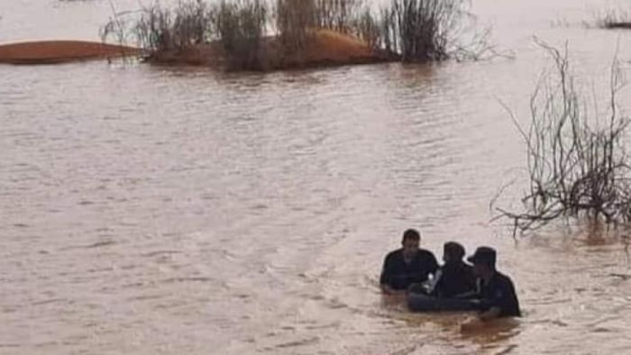 Algérie : Des pluies torrentielles inondent le Sahara près des frontières tunisiennes