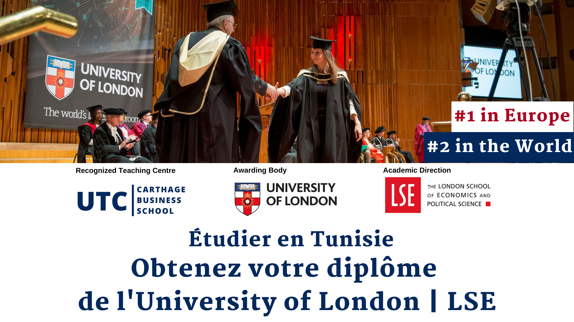 Cérémonie de Lancement des programmes de l’University of London en Tunisie