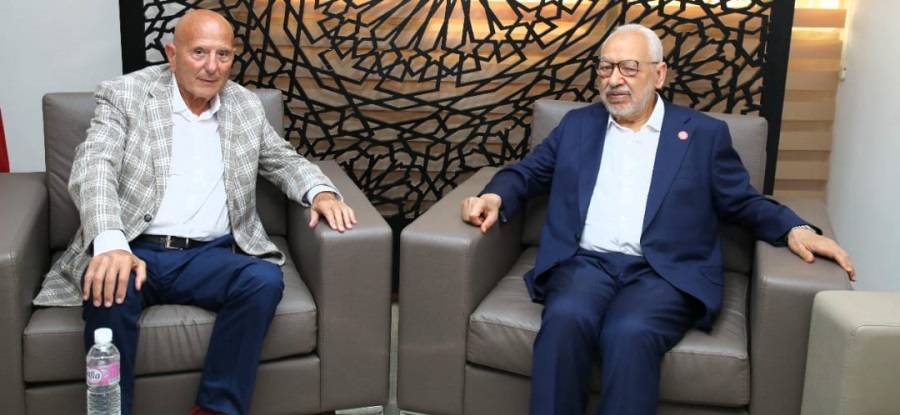 Tunisie – Ghannouchi et Chebbi discutent de la conjoncture nationale actuelle