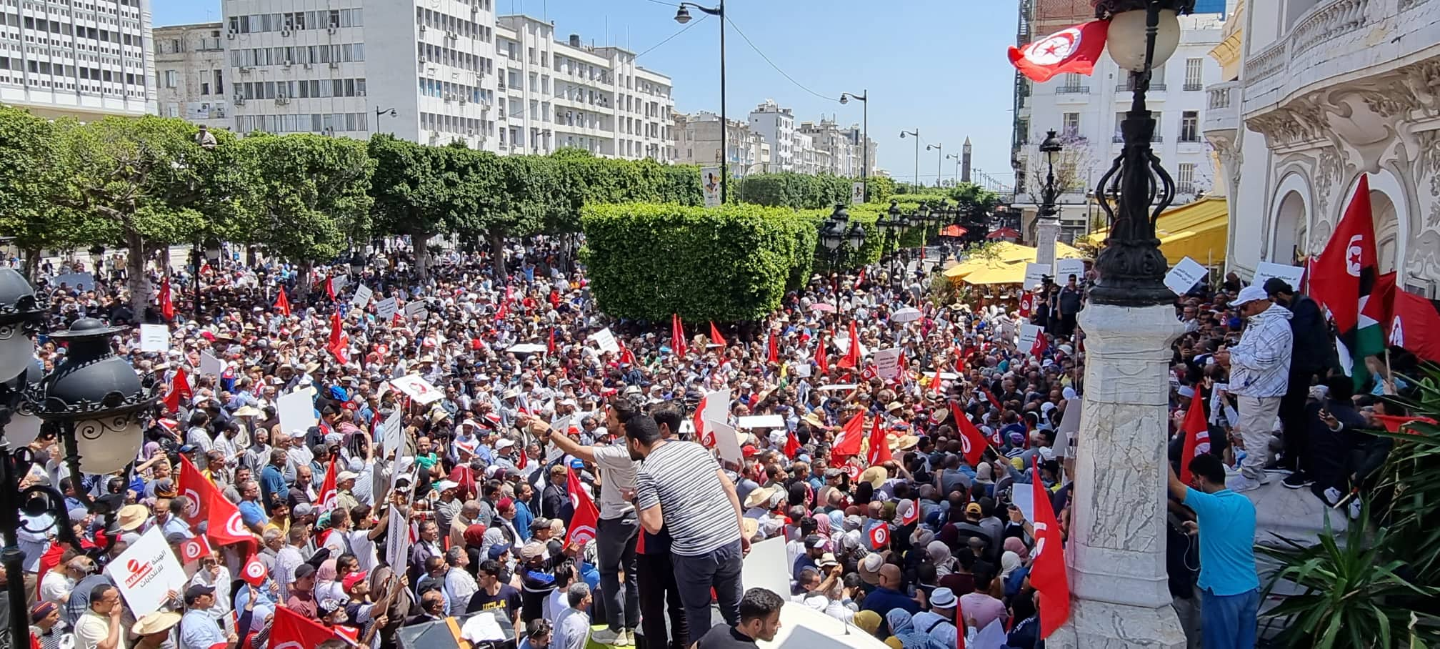 Le front anti-Saied a bien mobilisé ce dimanche [Photos]