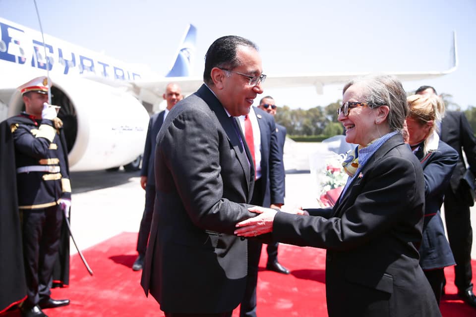 Nejla Bouden reçoit le premier ministre égyptien