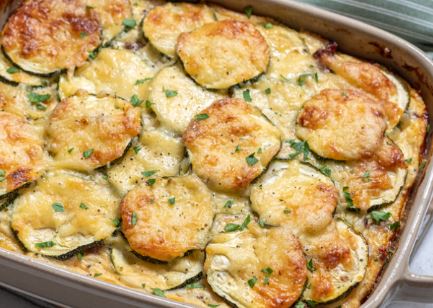 Recette : Gratin de courgette