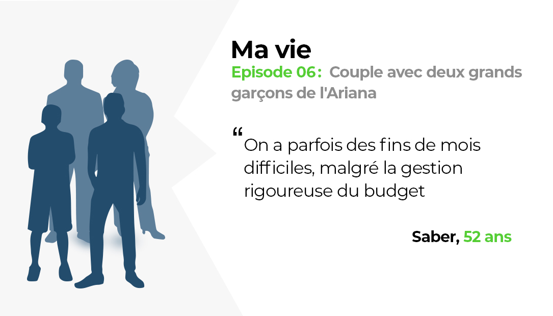 Ma vie: Couple avec deux grands garçons de l’Ariana