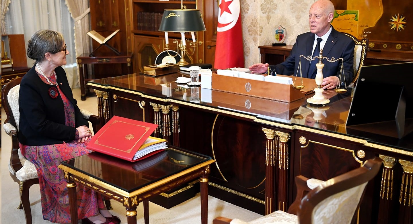 Tunisie – Kaïs Saïed s’entretient avec Najla Bouden