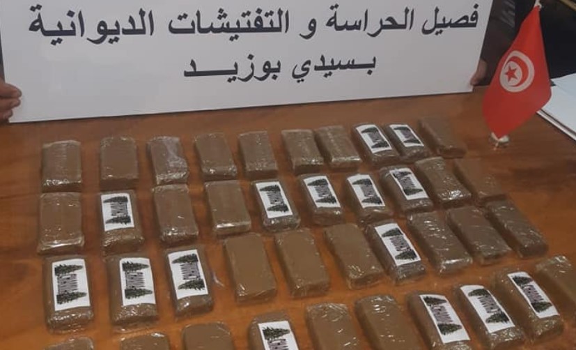 Tunisie – Les douanes frappent fort : Saisie de Cannabis et de Cocaïne à La goulette et Sidi Bouzid