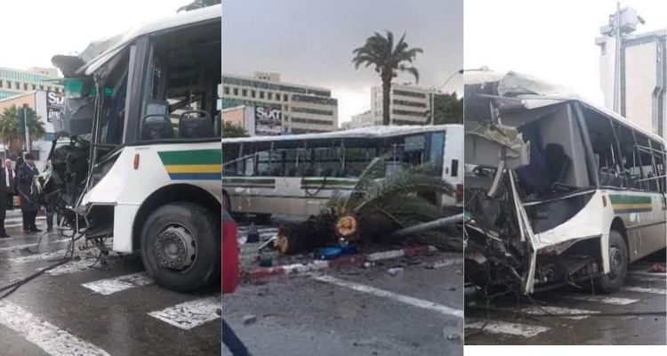 Nabeul: Deux bus sont entrés en collision, 35 travailleurs blessés