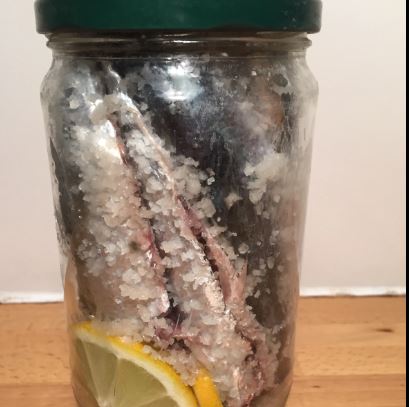 Recette : Conserve de sardines au sel