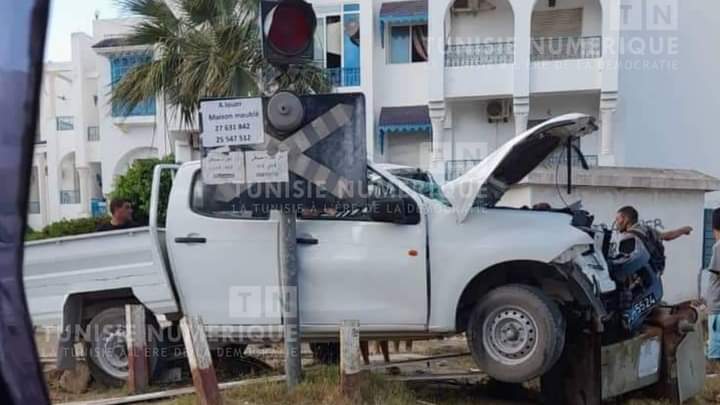 Tunisie – Nabeul : Cinq blessés dans la collision entre le train et une voiture