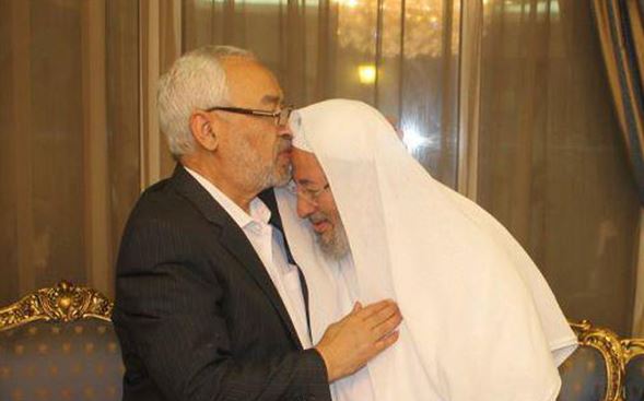 Rached Ghannouchi présente ses condoléances à la famille d’Al Qaradhawi