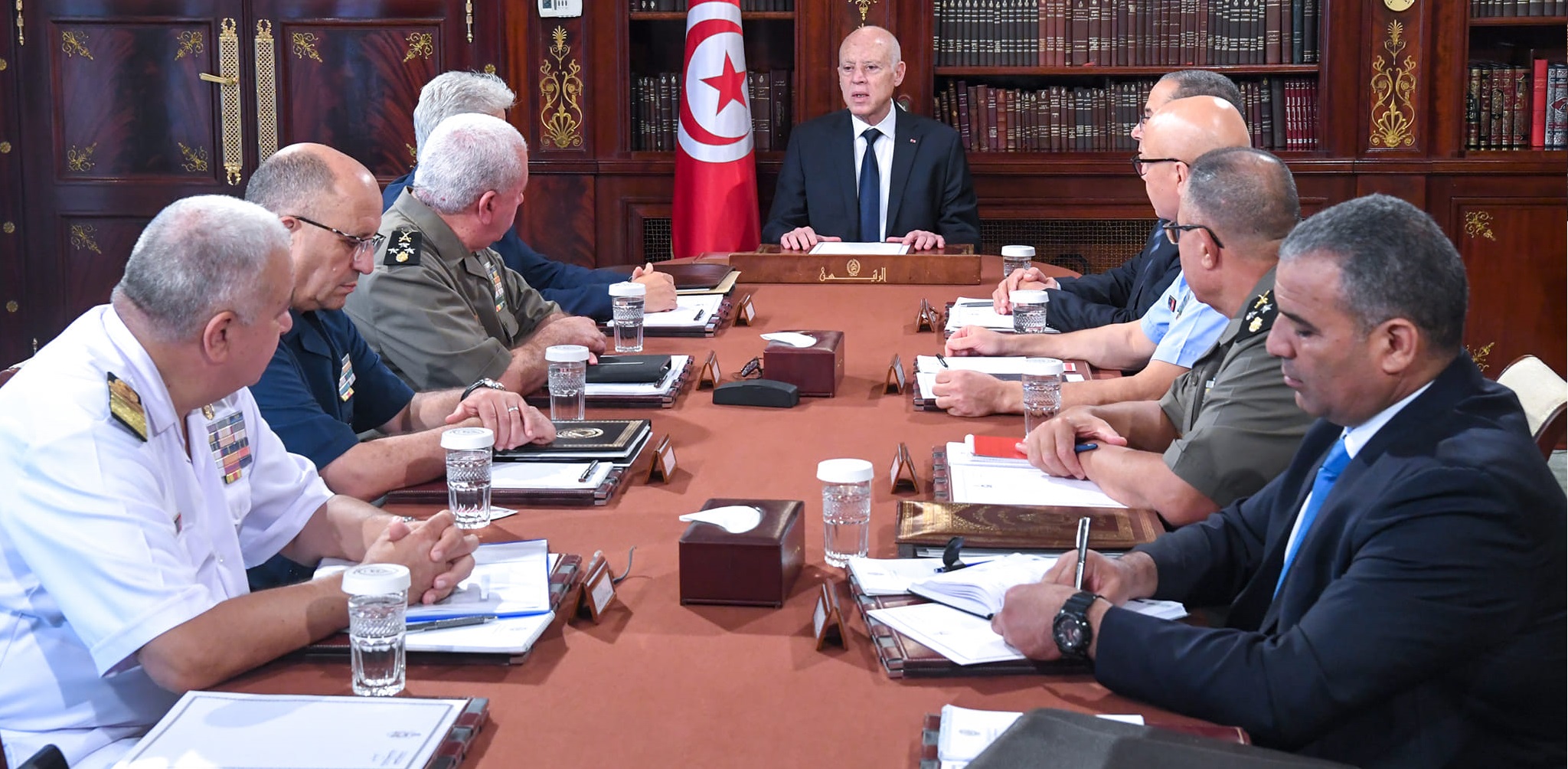Tunisie – Kaïs Saïed préside la réunion du haut conseil des armées