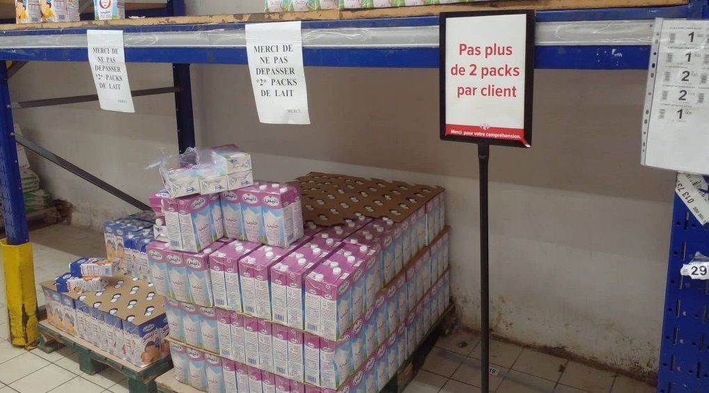 Tunisie – Médenine : La police chargée de sécuriser la vente du lait dans les grandes surfaces !!!