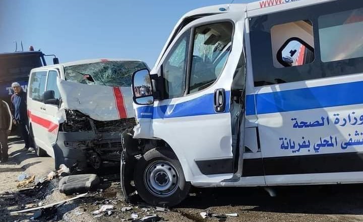 Tunisie – Trois morts dont un bébé dans la collision entre une ambulance et une voiture de louage