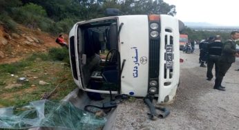 Tunisie – Sidi Hassine : Six blessés dans le dérapage d’un bus
