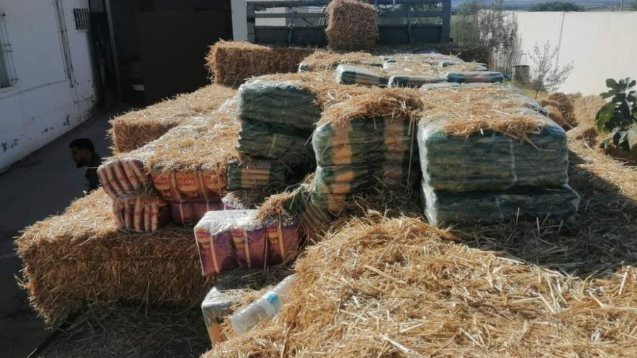Tunisie – Sidi Bouzid : Saisie de 5 tonnes de pâtes subventionnées cachées sous du foin