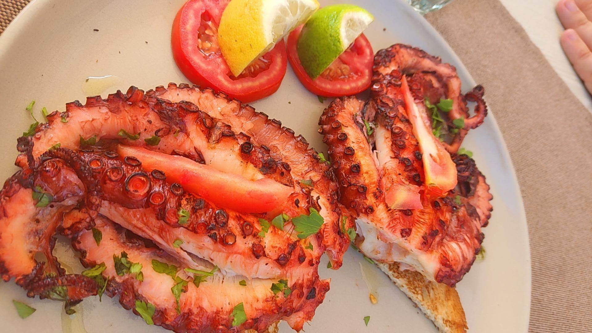Recette : poulpe grillé