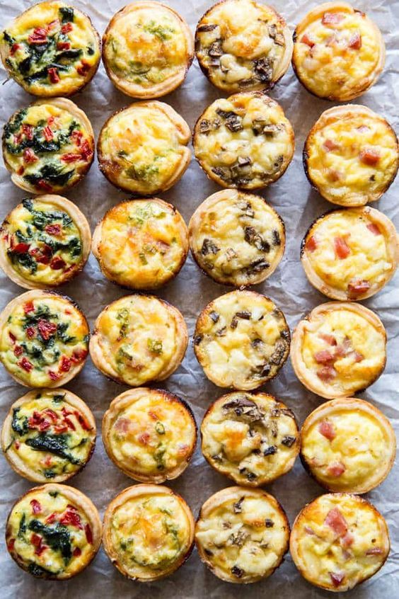 Recette : mini quiche au thon , carottes , oignon