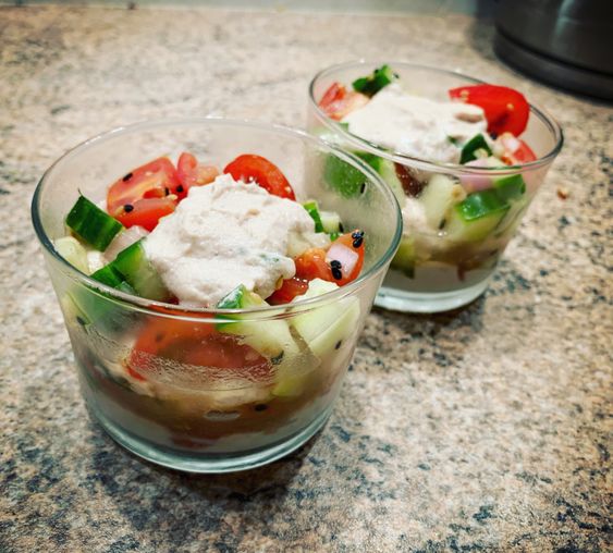 Recette : verrines salées