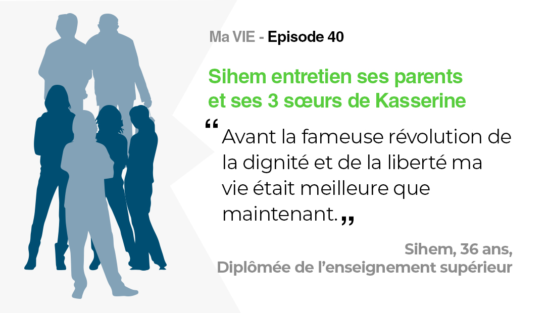 Ma vie: Sihem entretien ses parents et ses 3 sœurs de Kasserine