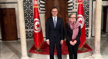 Projet ELMED: Nejla Bouden s’entretient avec l’ambassadeur d’Italie Fabrizio Saggio