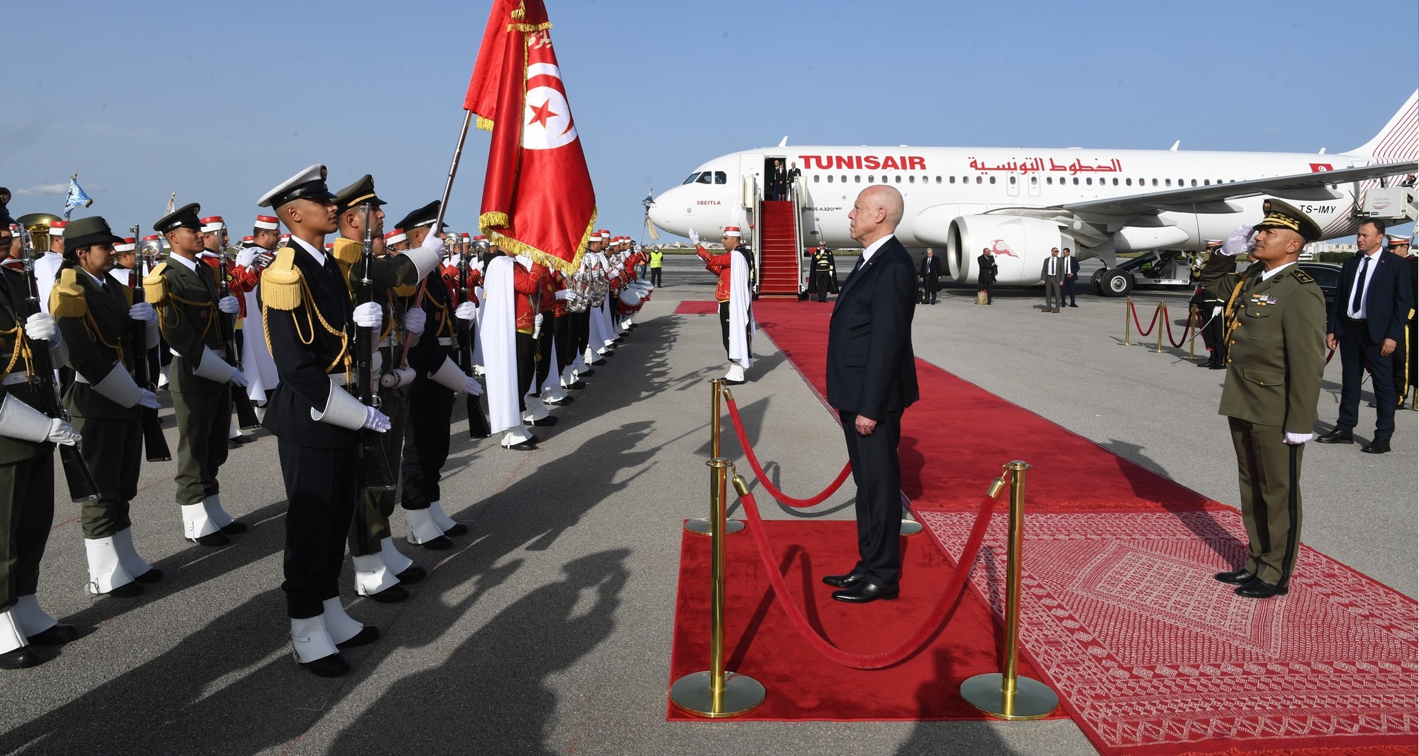 Tunisie – Kaïs Saïed revient au pays de retour de Washington