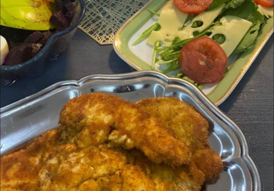 Recette : Escalopes de poulet panées