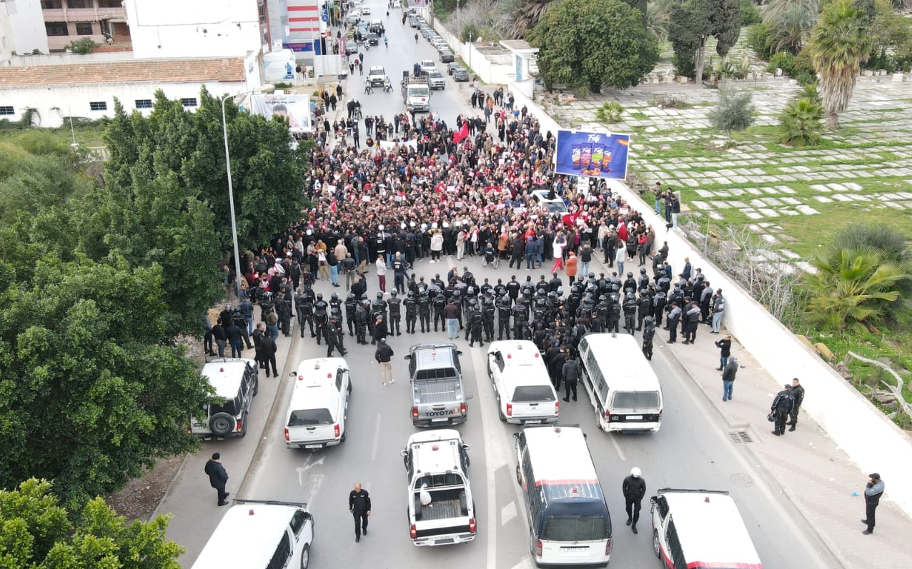 Le ministère de l’Intérieur publie des photos aériennes des manifestations (Photos)