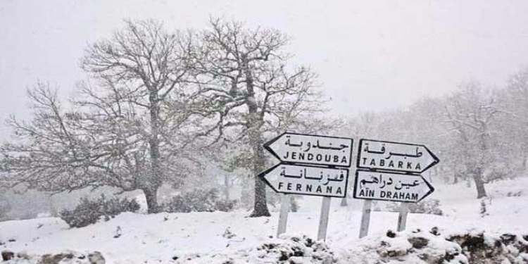 Jendouba : Des opérations de déneigement et déglaçage des routes