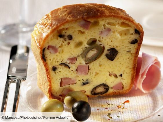 Cake jambon et olives (un plat économique )