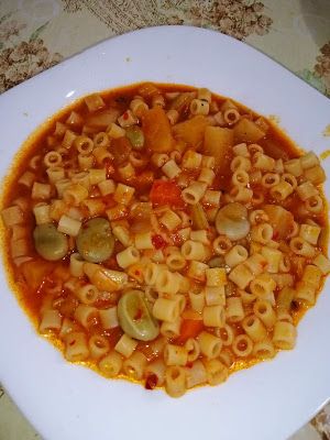 Recette : soupe tunisienne de pâte (makarouna jeria)