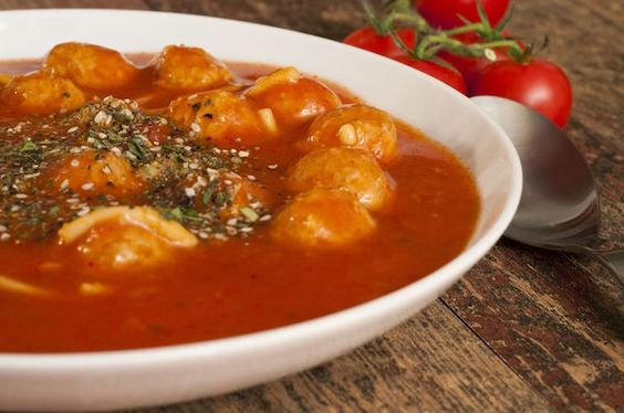 Sder (soupe tunisienne aux boulettes)