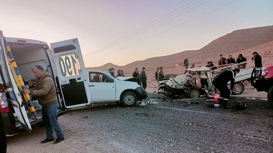 Tunisie – Un mort et cinq blessés dans un accident de la route à Tataouine
