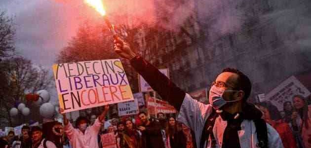 Paris : La colère des médecins généralistes français