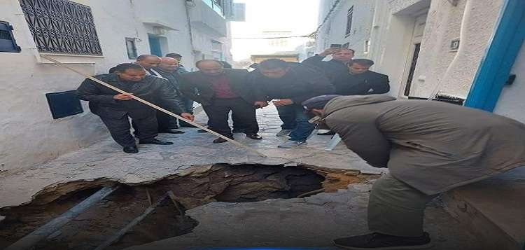 Tunisie – Hammamet : Effondrement de terrain dans la vieille ville